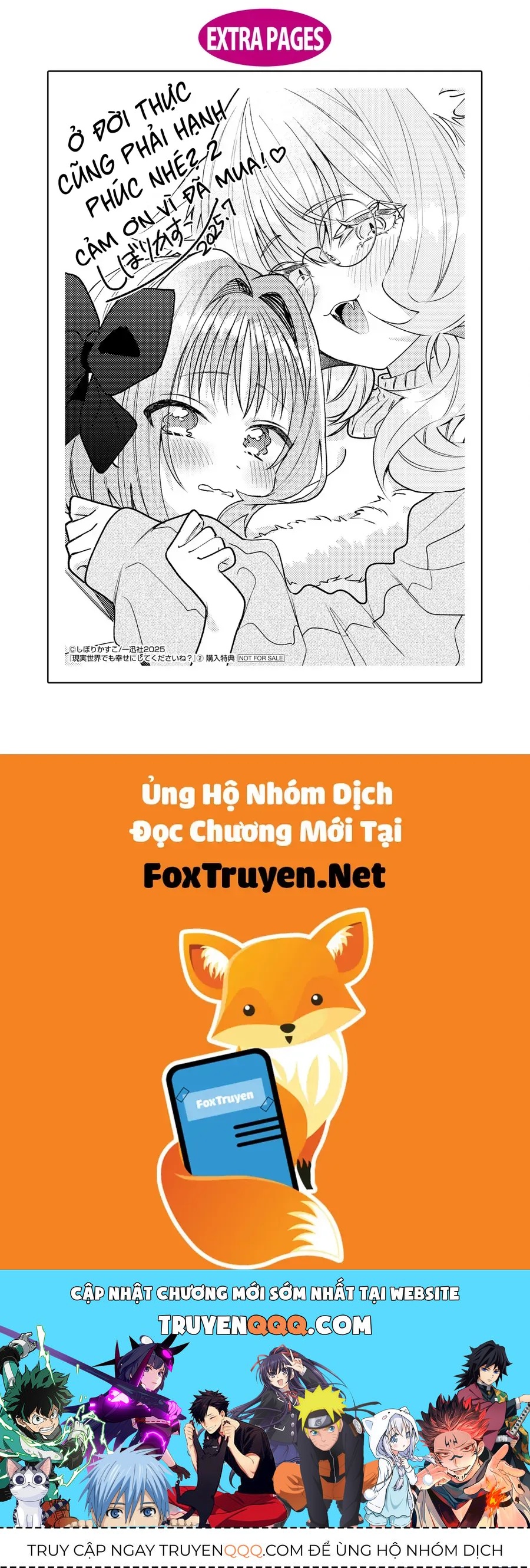 Ở Đời Thực Cũng Phải Hạnh Phúc Nhé! Chap 11.5 - Next Chap 11