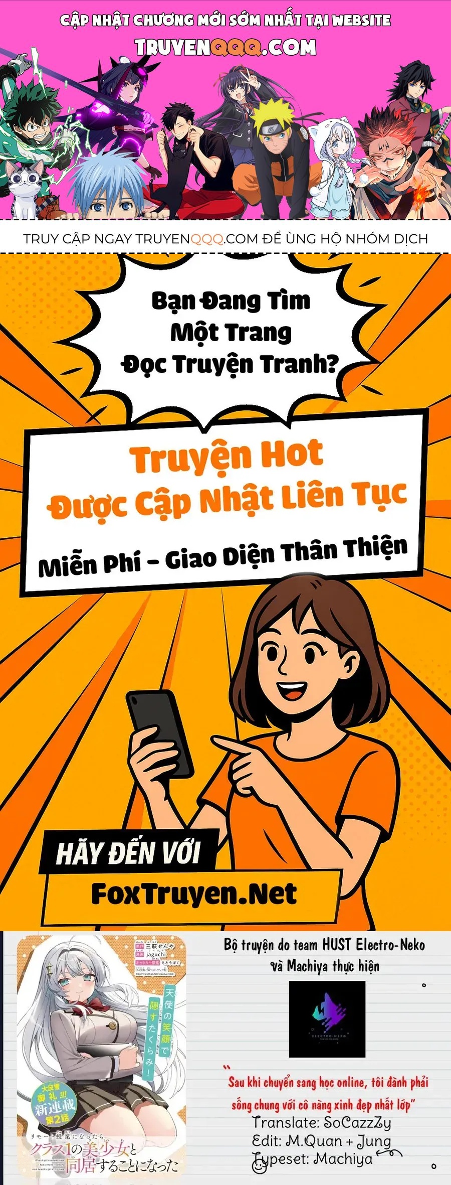 Sau Khi Chuyển Sang Học Online, Tôi Đành Phải Sống Chung Với Cô Nàng Xinh Đẹp Nhất Lớp Chap 21 - Next Chap 20