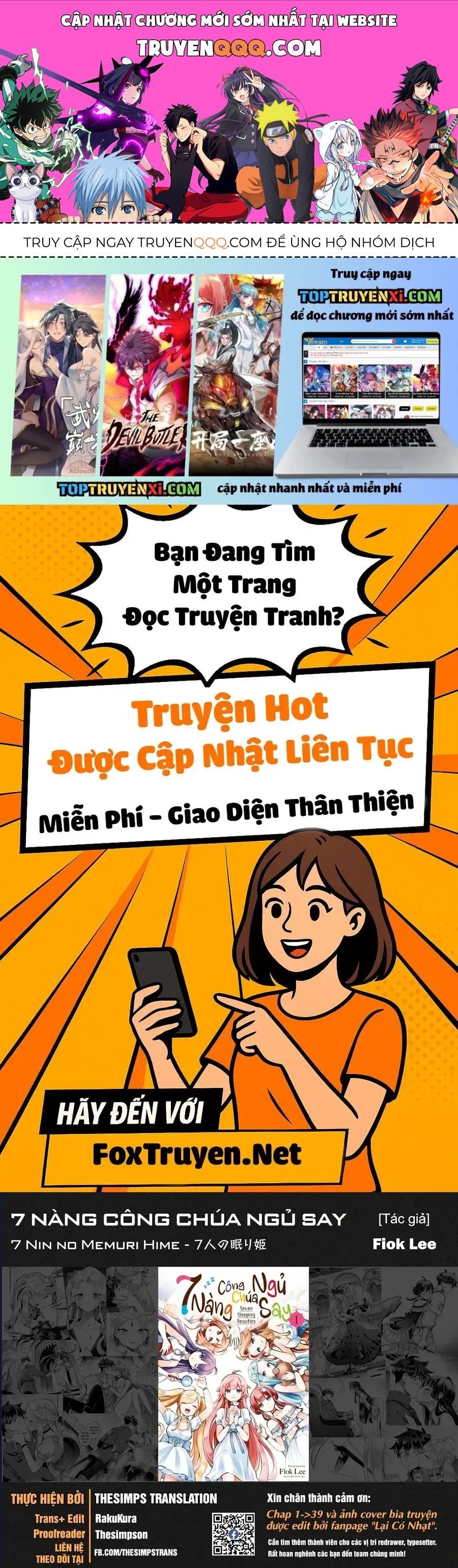 7 Nàng Công Chúa Ngủ Say Chap 95 - Next Chap 94