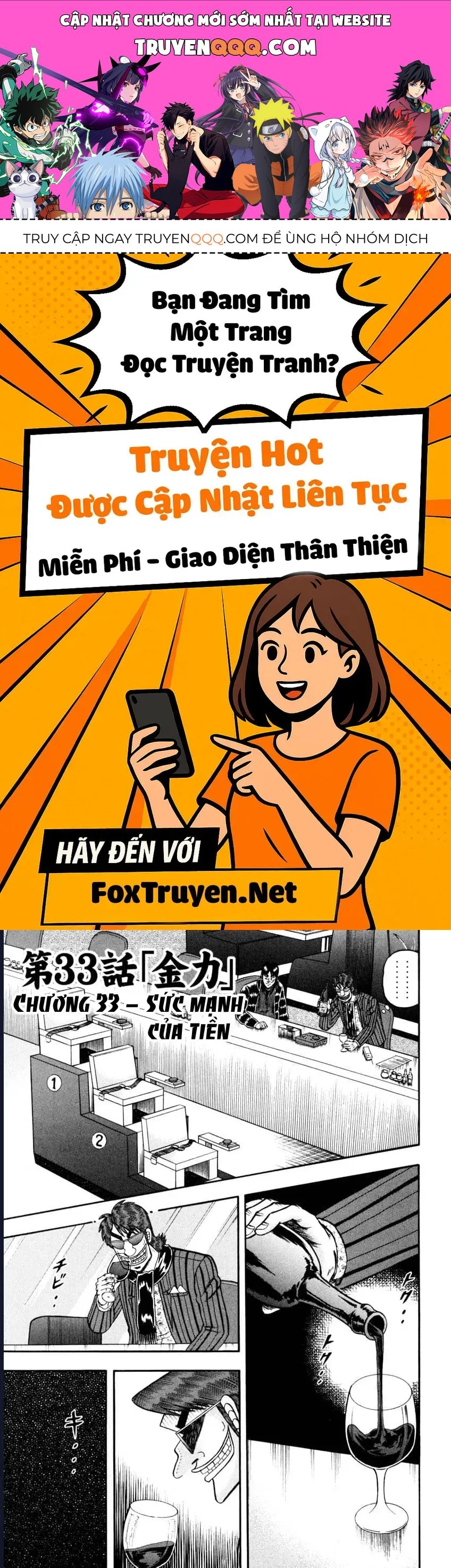 Tobaku Datenroku Kaiji: Kazuya-Hen Chap 33 - Next Chap 32