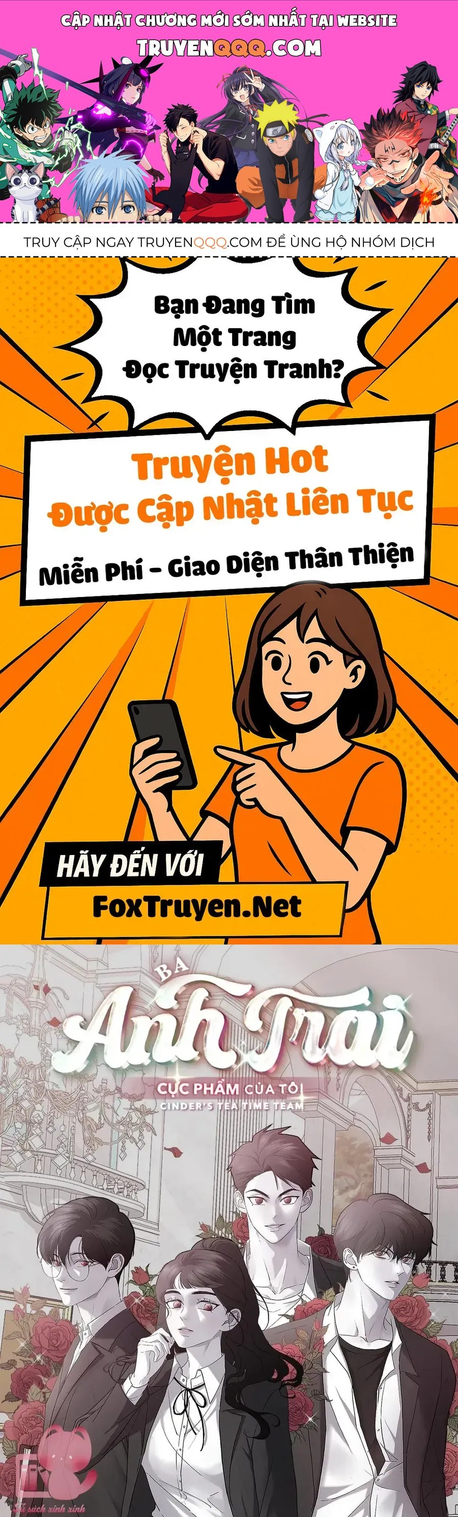 Ba Người Anh Trai Cực Phẩm Của Tôi Chap 104 - Next Chap 103