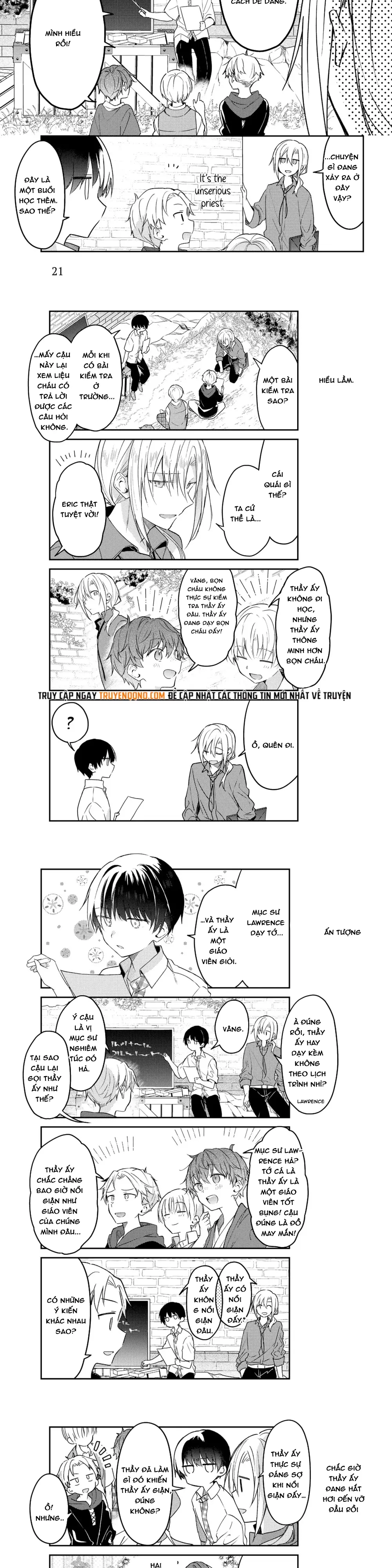 Nữ Thánh Ceclilia Và Mục-Sư Lawrence Chap 73 - Next Chap 72