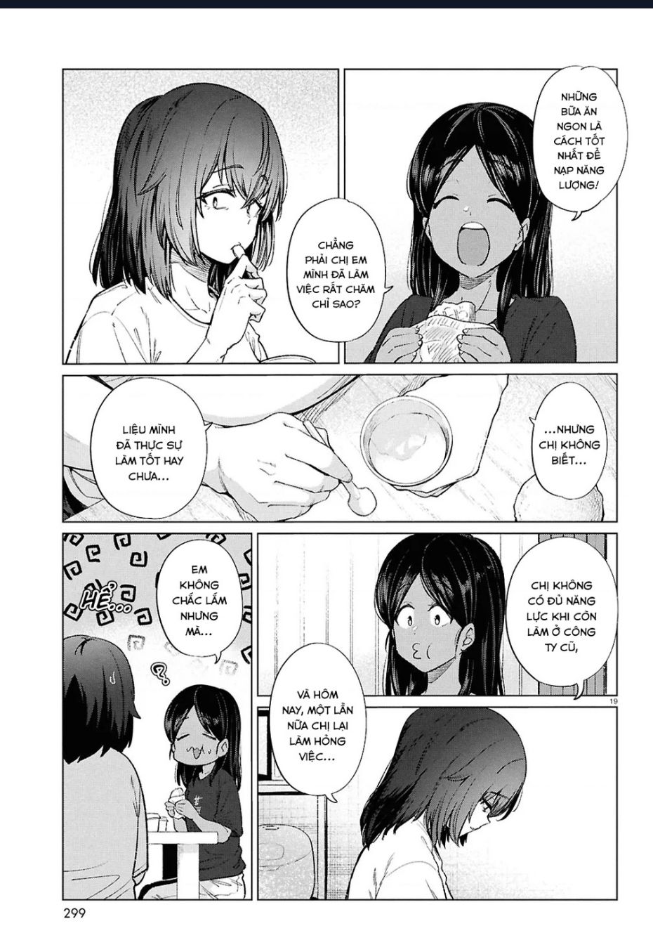 Bữa ăn đạm bạc của bà chị (26) độc thân Chap 18 - Next Chap 17