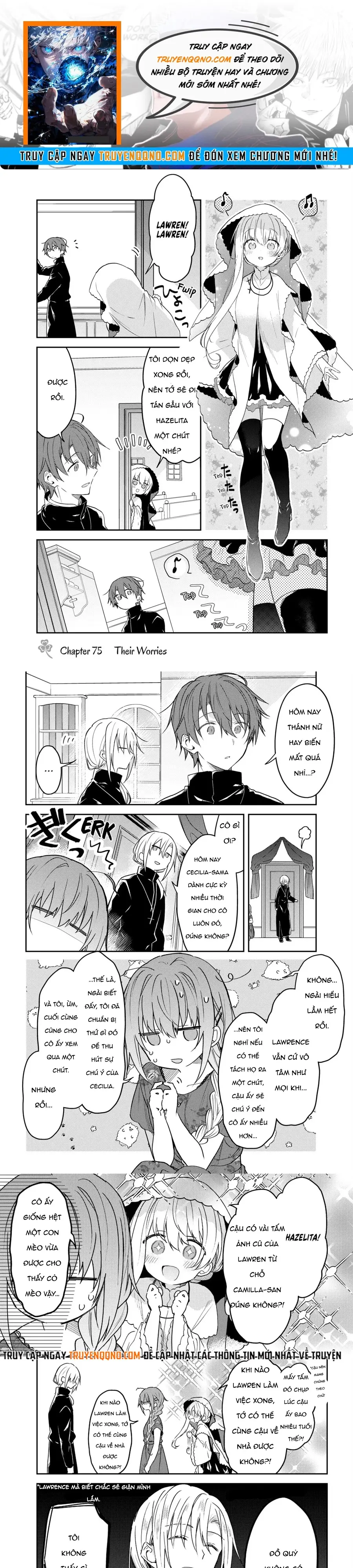 Nữ Thánh Ceclilia Và Mục-Sư Lawrence Chap 75 - Next Chap 74