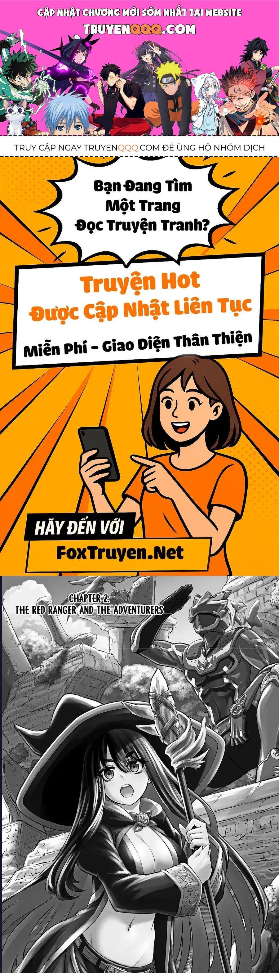 Siêu Nhân Đỏ Chuyển Sinh Trở Thành Mạo Hiểm Giả Ở Dị Giới Chap 2 - Next Chap 1