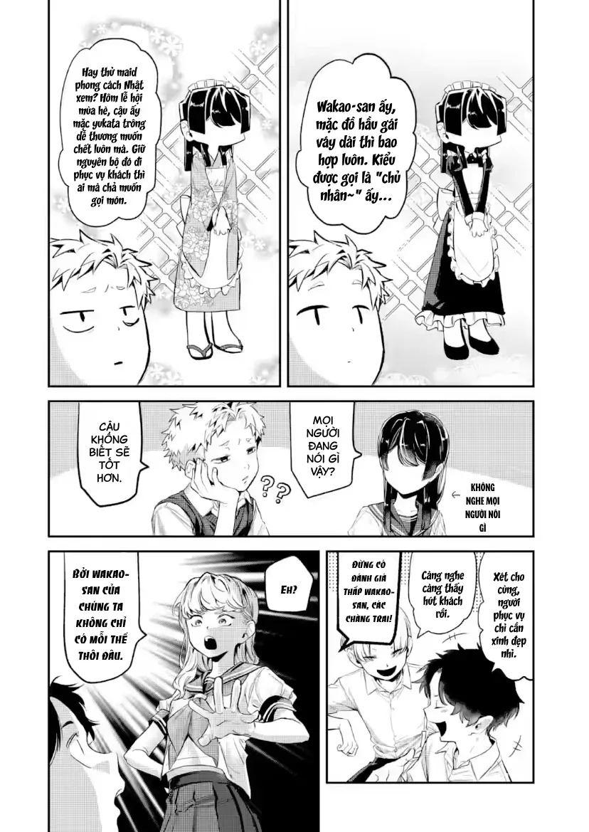 Cô Bạn Wakao-San Bàn Bên Có Vẻ Nhìn Thấy Gương Mặt Của Tôi Nhưng Tôi Thì Không Chap 23 - Next Chap 22