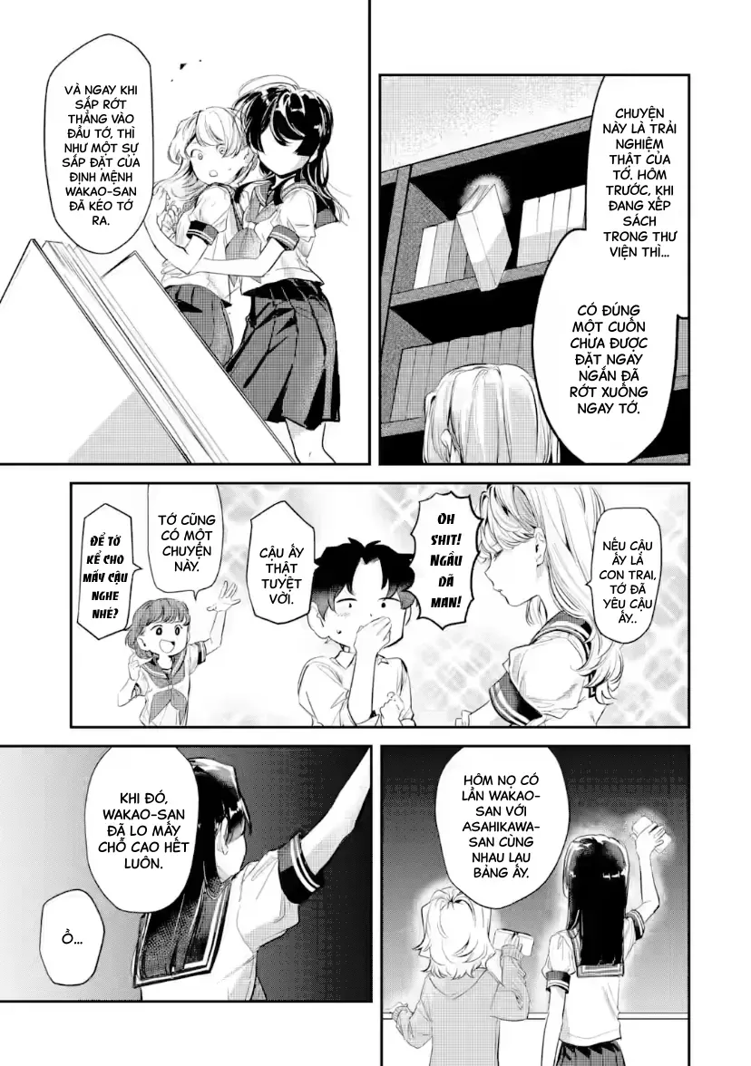 Cô Bạn Wakao-San Bàn Bên Có Vẻ Nhìn Thấy Gương Mặt Của Tôi Nhưng Tôi Thì Không Chap 23 - Next Chap 22