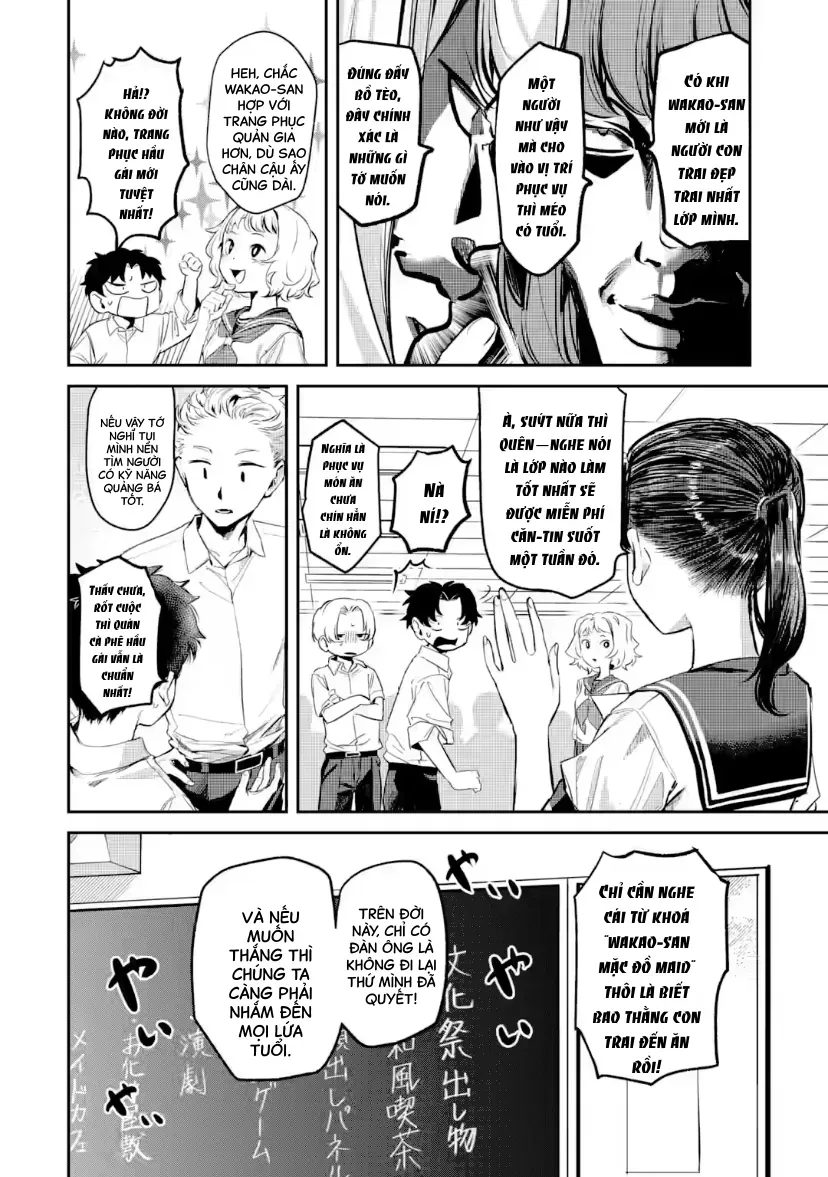 Cô Bạn Wakao-San Bàn Bên Có Vẻ Nhìn Thấy Gương Mặt Của Tôi Nhưng Tôi Thì Không Chap 23 - Next Chap 22