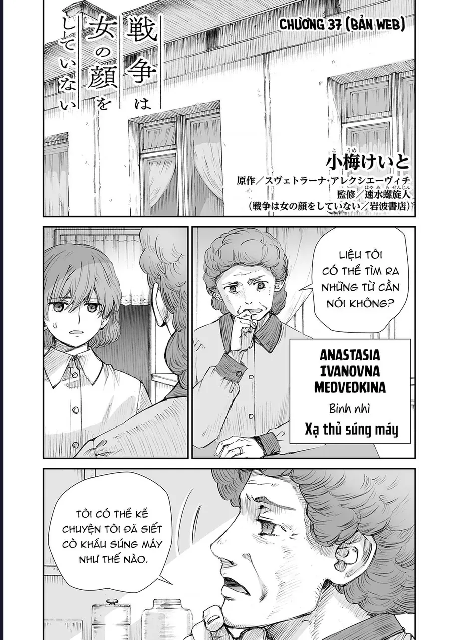 Chiến Tranh Không Có Một Khuôn Mặt Phụ Nữ [Chap 37]