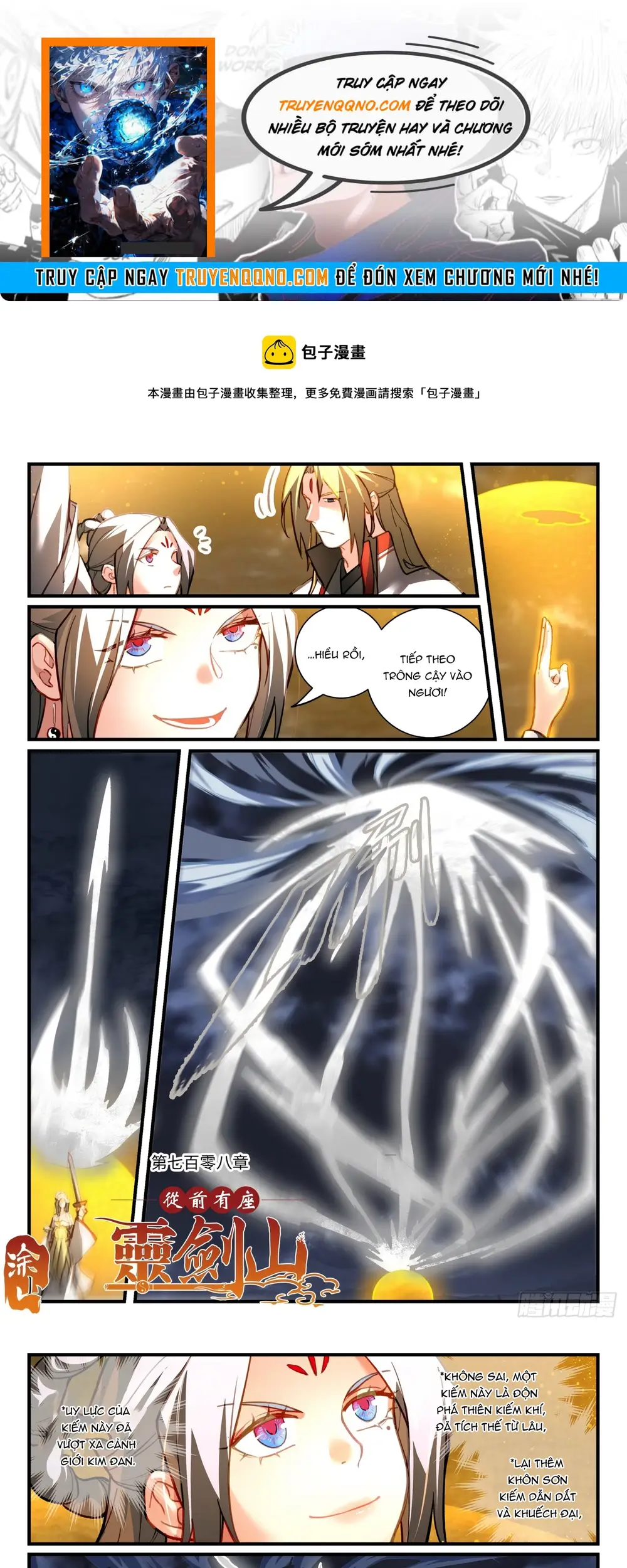 Tung Tiền Hữu Tọa Linh Kiếm Sơn Chap 708 - Next Chap 707