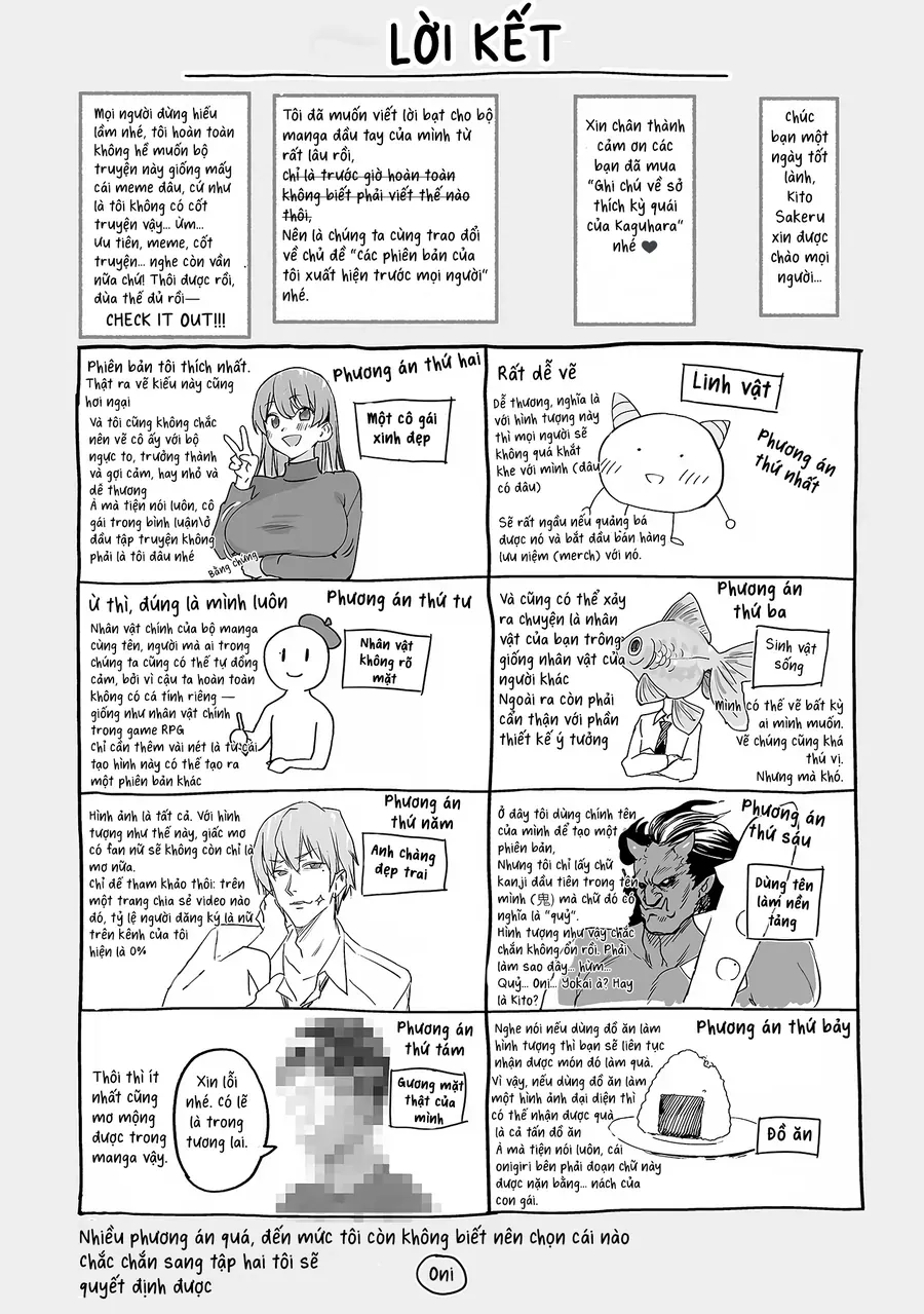 Ghi Chú Về Sở Thích Kỳ Quái Của Kaguhara Chap 6.5 - Next Chap 6