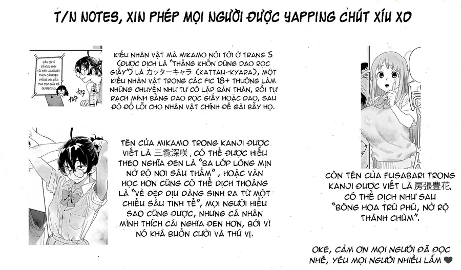 Ghi Chú Về Sở Thích Kỳ Quái Của Kaguhara Chap 7 - Next Chap 6.5