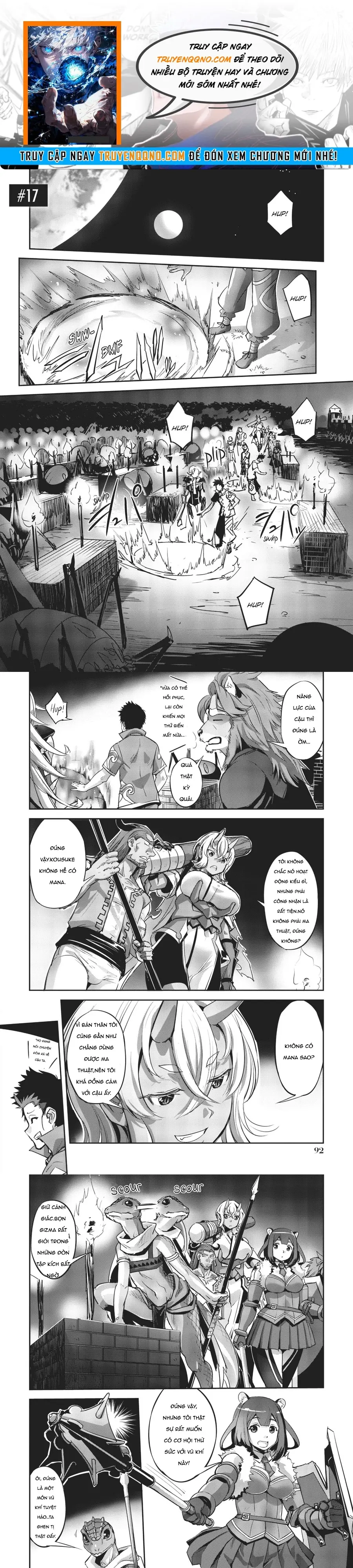 Bậc thầy sinh tồn được triệu hồi sang dị giới Chap 17 - Next Chap 16