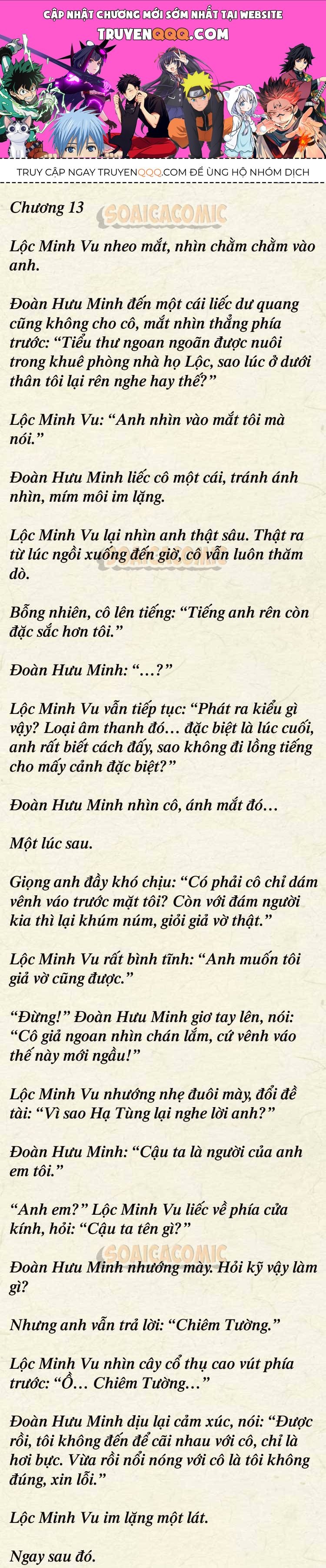 [Truyện Chữ] Cưng Chiều Em Đến Tận Cùng Chap 13 - Next Chap 12