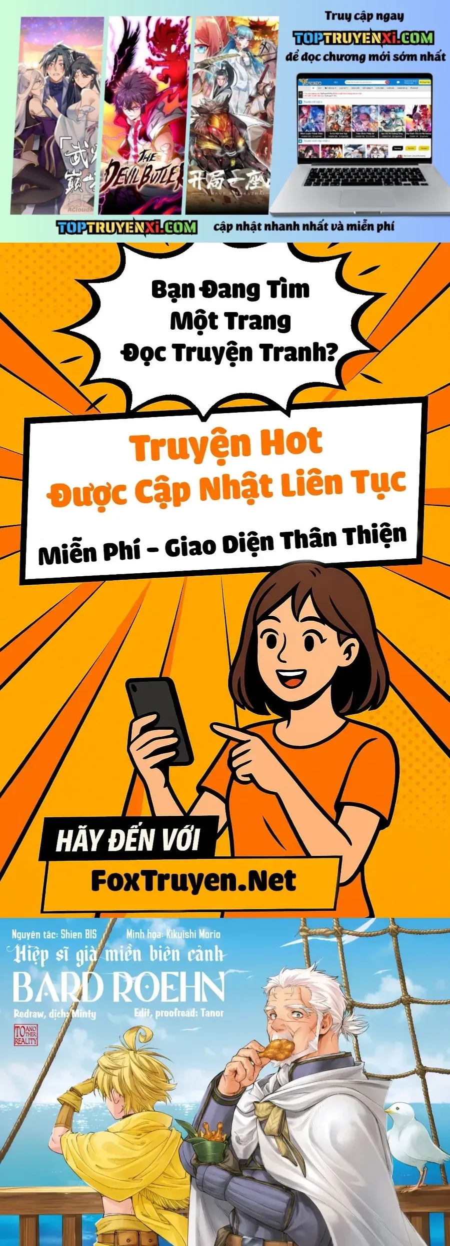 Hiệp Sĩ Già Miền Biên Cảnh - Bard Roehn Chap 18 - Next Chap 17