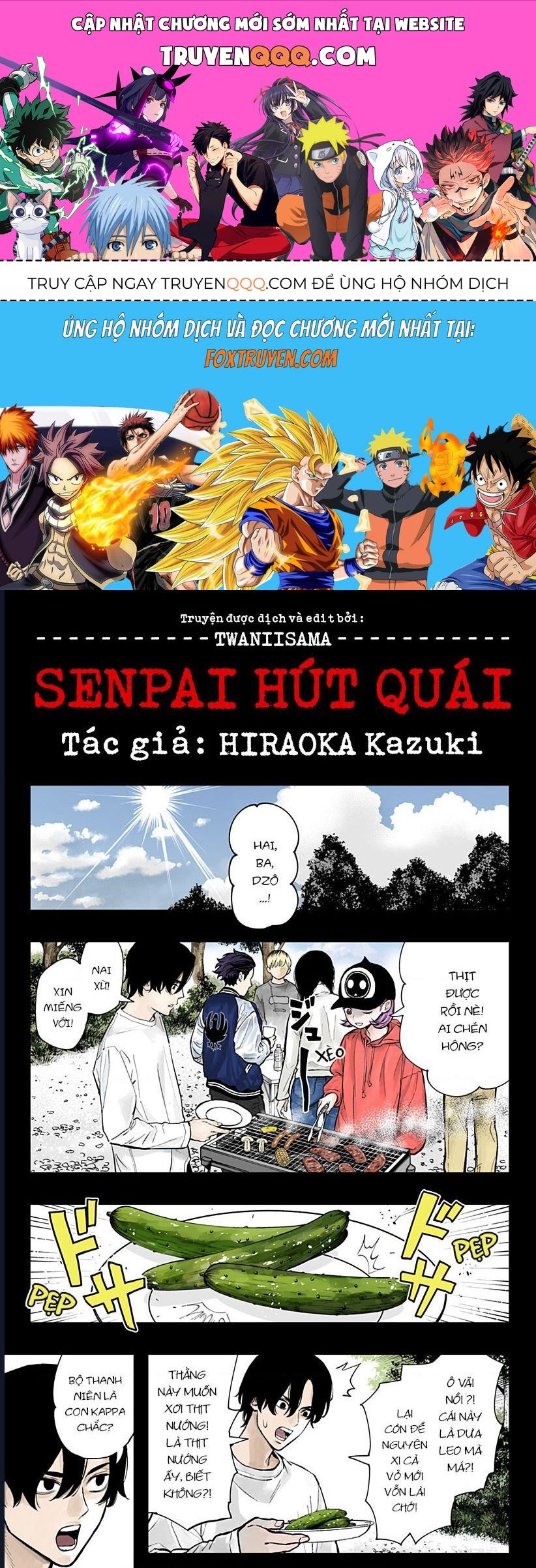 Senpai Hút Quái Chap 1
