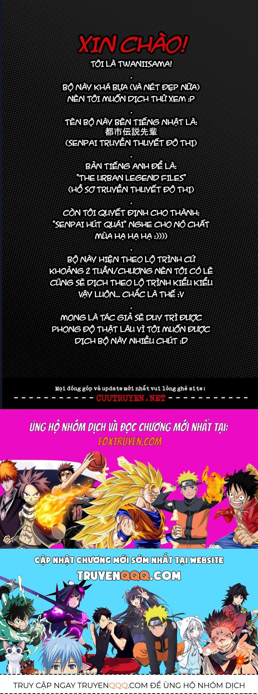 Senpai Hút Quái Chap 1