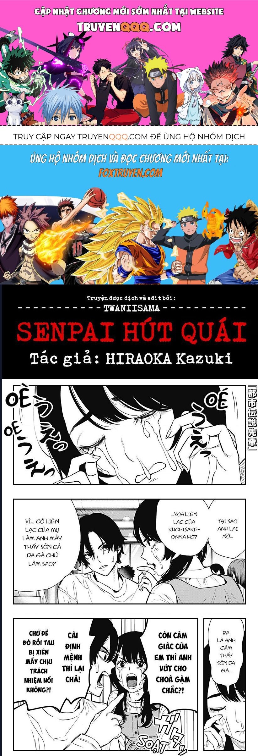 Senpai Hút Quái Chap 2 - Next Chap 1