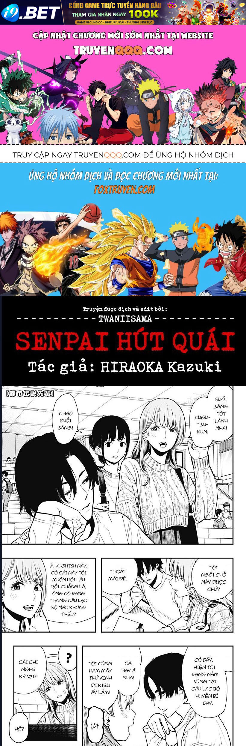 Senpai Hút Quái Chap 6 - Next Chap 5