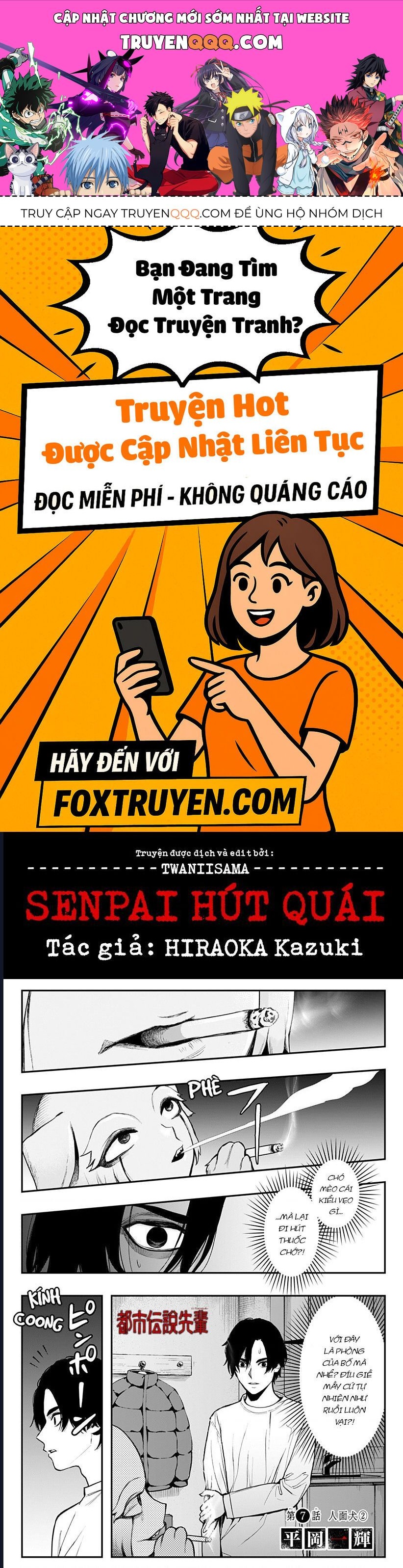 Senpai Hút Quái Chap 7 - Next Chap 6