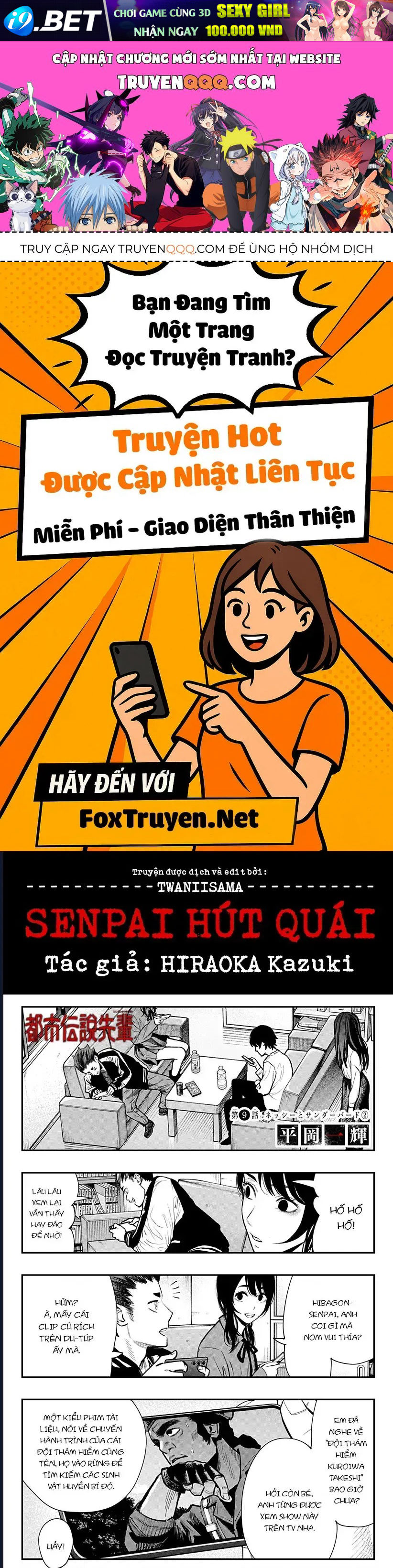 Senpai Hút Quái Chap 9 - Next Chap 8