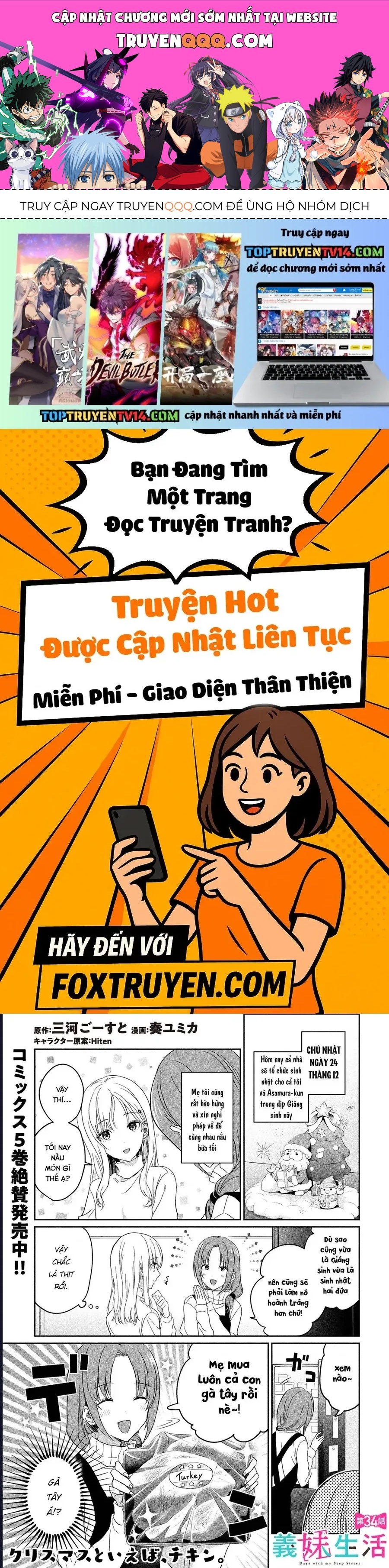 Sống cùng em kế Chap 34.1 - Next Chap 33.2