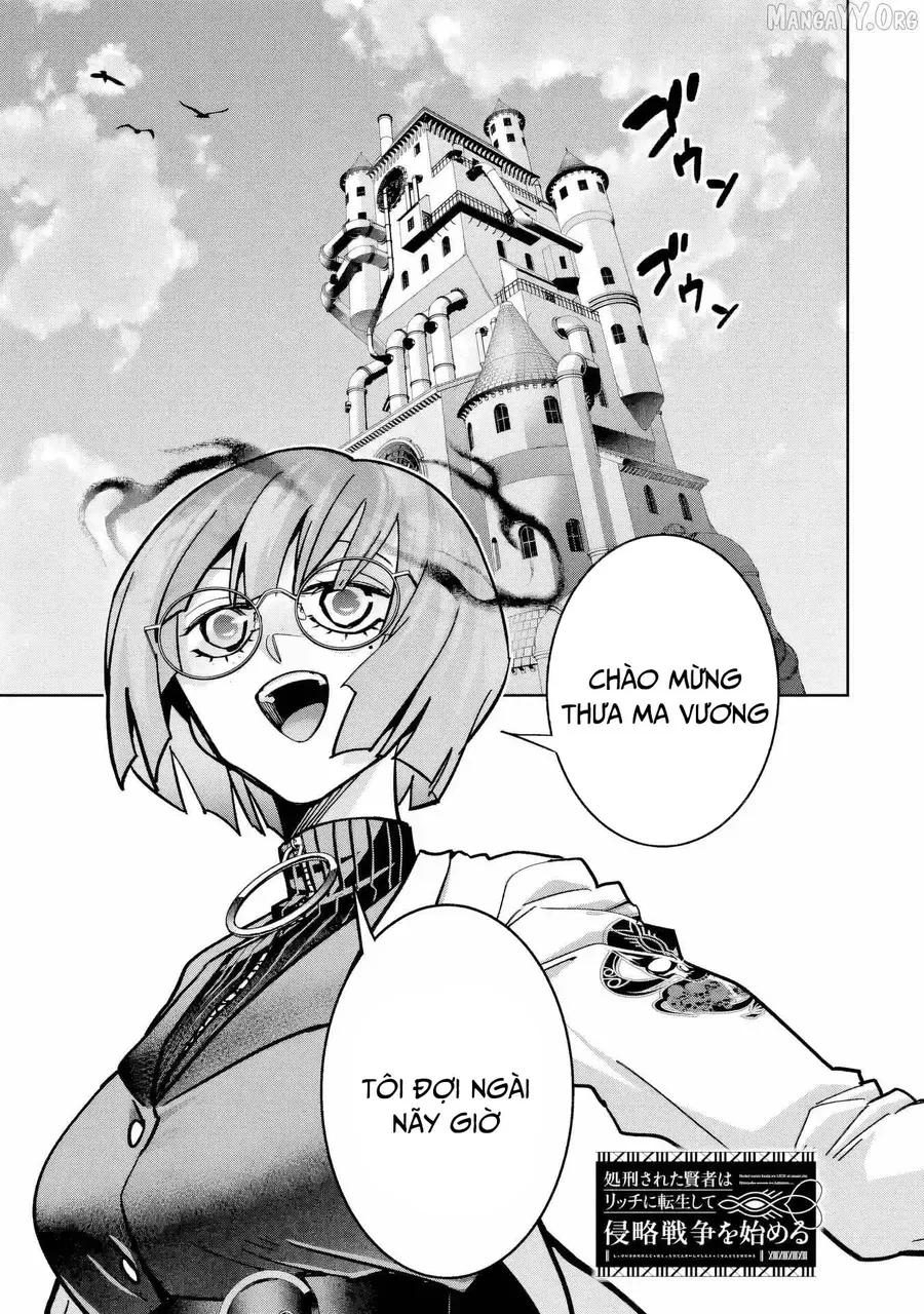 Shokei Sareta Kenja wa Lich ni Tensei Shite Shinryaku Sensou wo Hajimaru Chap 58 - Next Chap 57