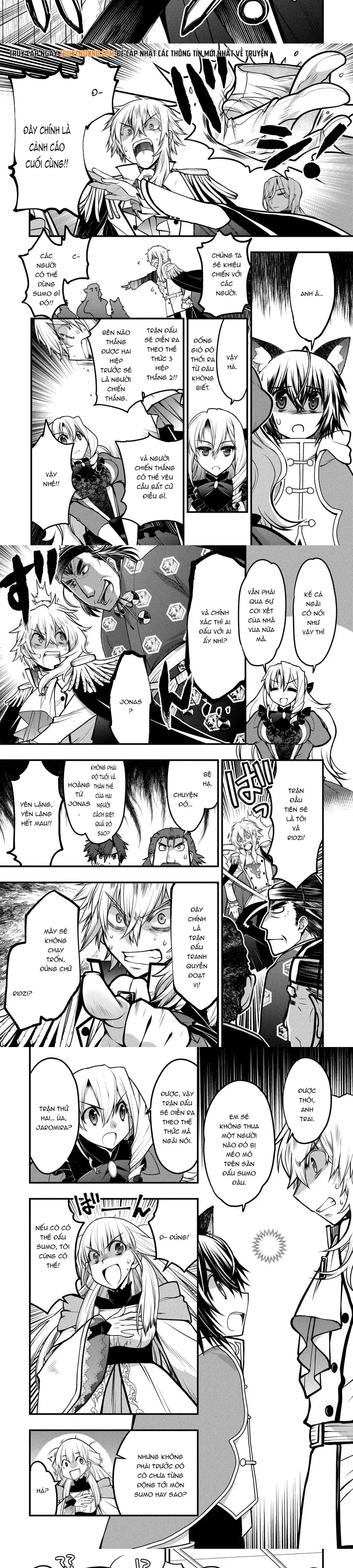 Oozumou Reijou ~Seijo Ni Hirateuchi Wo Kuratta Shunkan Sumou Budatta Zense Wo Omoidashita Akuyaku Reijou No Watashi Wa Sute Neko Ouji Ni Chanko Wo Furumaitai Haadosukoidosukoi~ Chap 12 - Next Chap 11