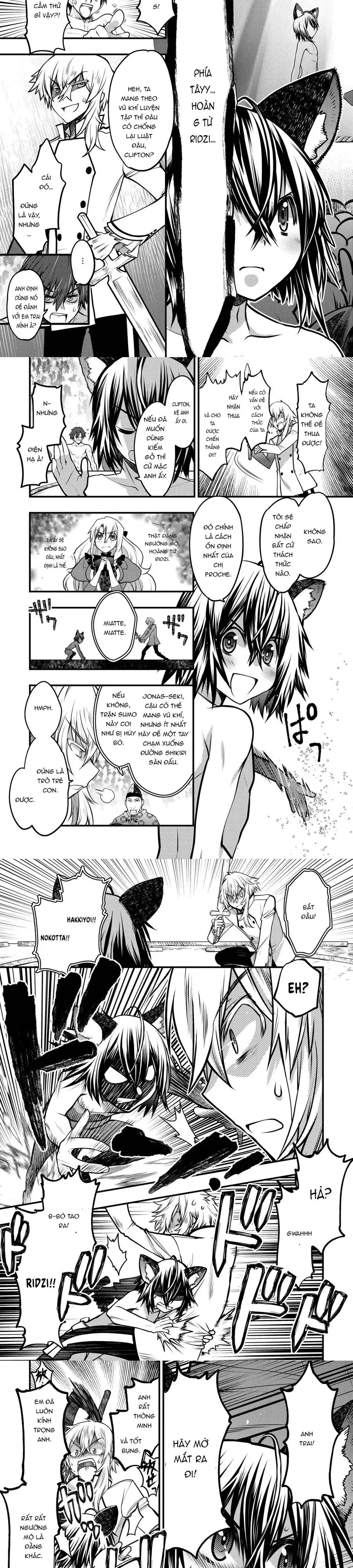 Oozumou Reijou ~Seijo Ni Hirateuchi Wo Kuratta Shunkan Sumou Budatta Zense Wo Omoidashita Akuyaku Reijou No Watashi Wa Sute Neko Ouji Ni Chanko Wo Furumaitai Haadosukoidosukoi~ Chap 12 - Next Chap 11