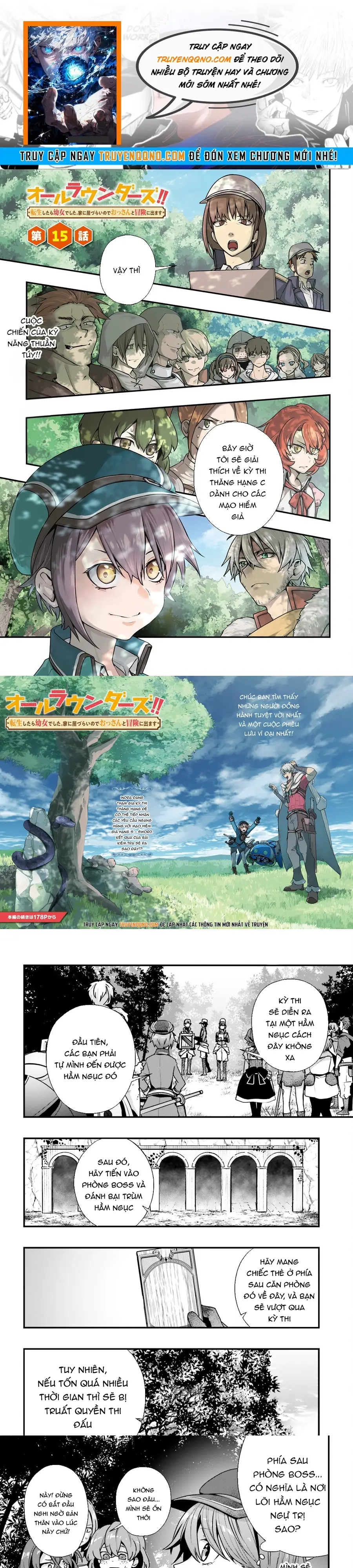 All Rounders!! Tensei Shitara Youjo Deshita. Ie Ni Izurai No De Ossan To Bouken Ni Demasu Chap 15 - Next Chap 14