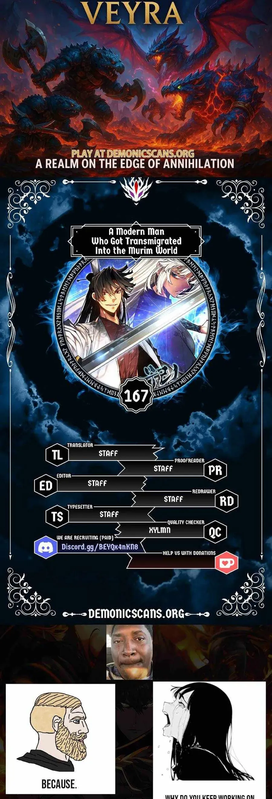 Chuyển Sinh Vào Thế Giới Võ Lâm Chap 167 - Next Chap 166