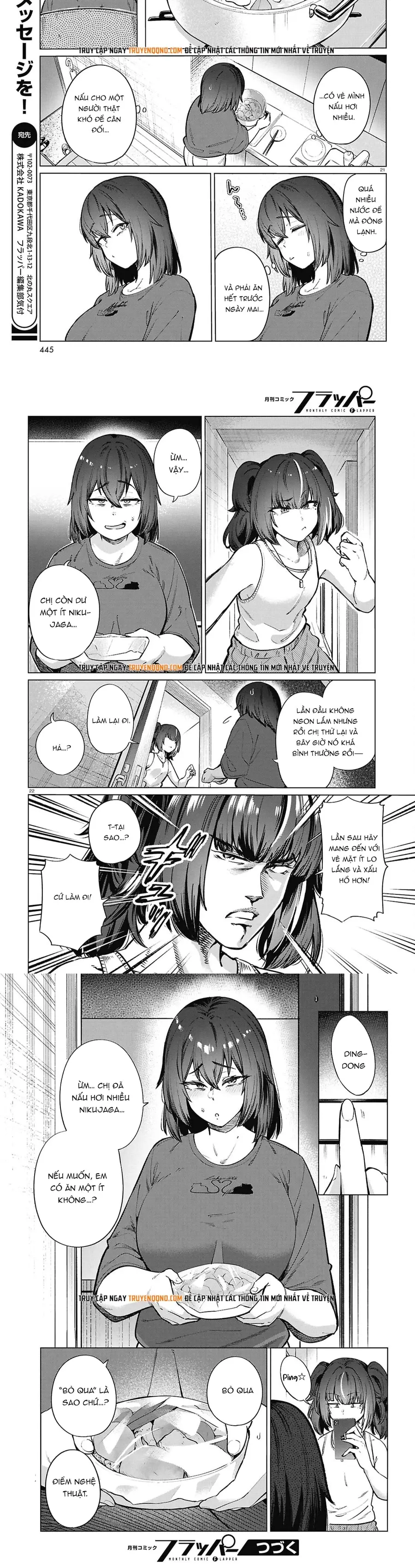 Bữa ăn đạm bạc của bà chị (26) độc thân Chap 24 - Next Chap 23