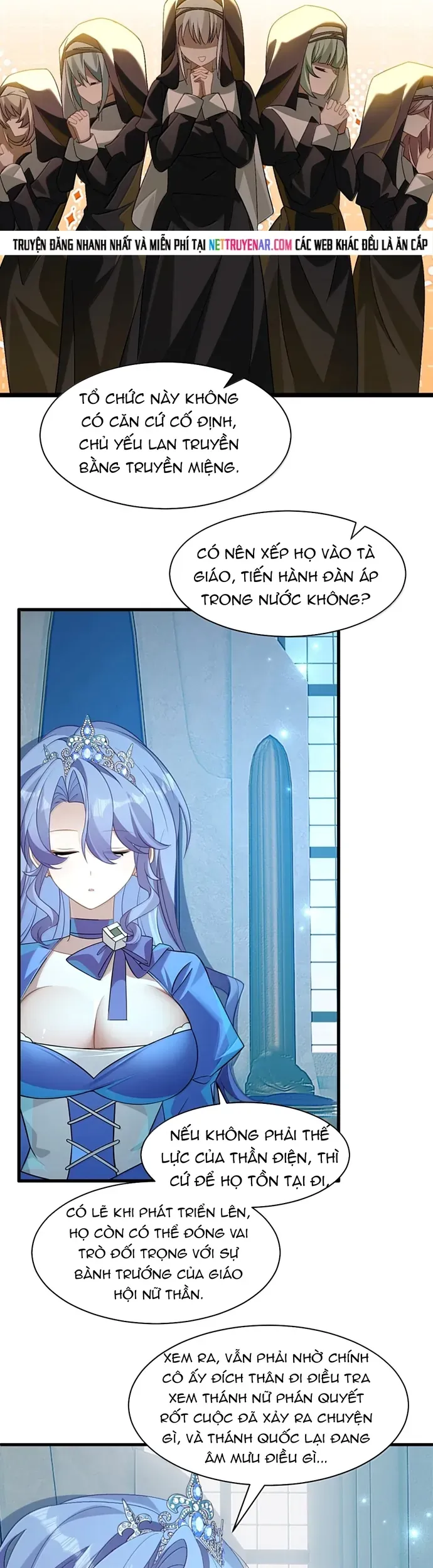 Xuyên Không Mãn Cấp Như Tôi Tại Sao Lại Là Quý Cô Mục Sư Chứ Chap 71 - Next Chap 72