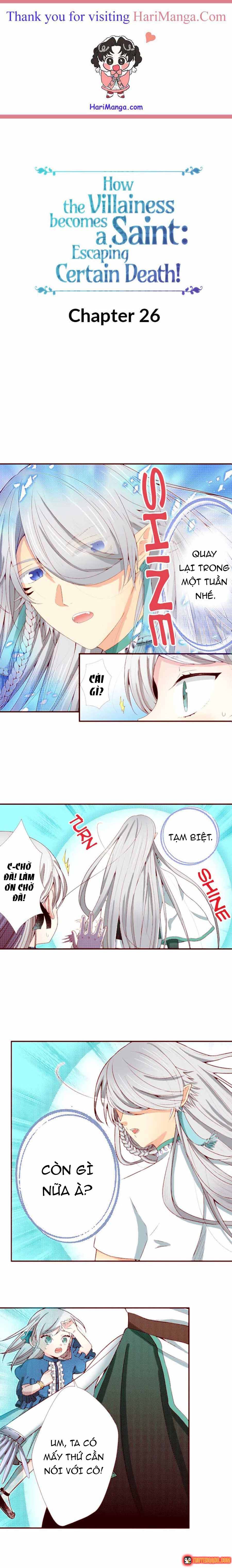 Tuy Là Ác Nữ Nhưng Tôi Quyết Thành Thánh Nữ Để Né Cờ Chết Chap 26 - Next Chap 27