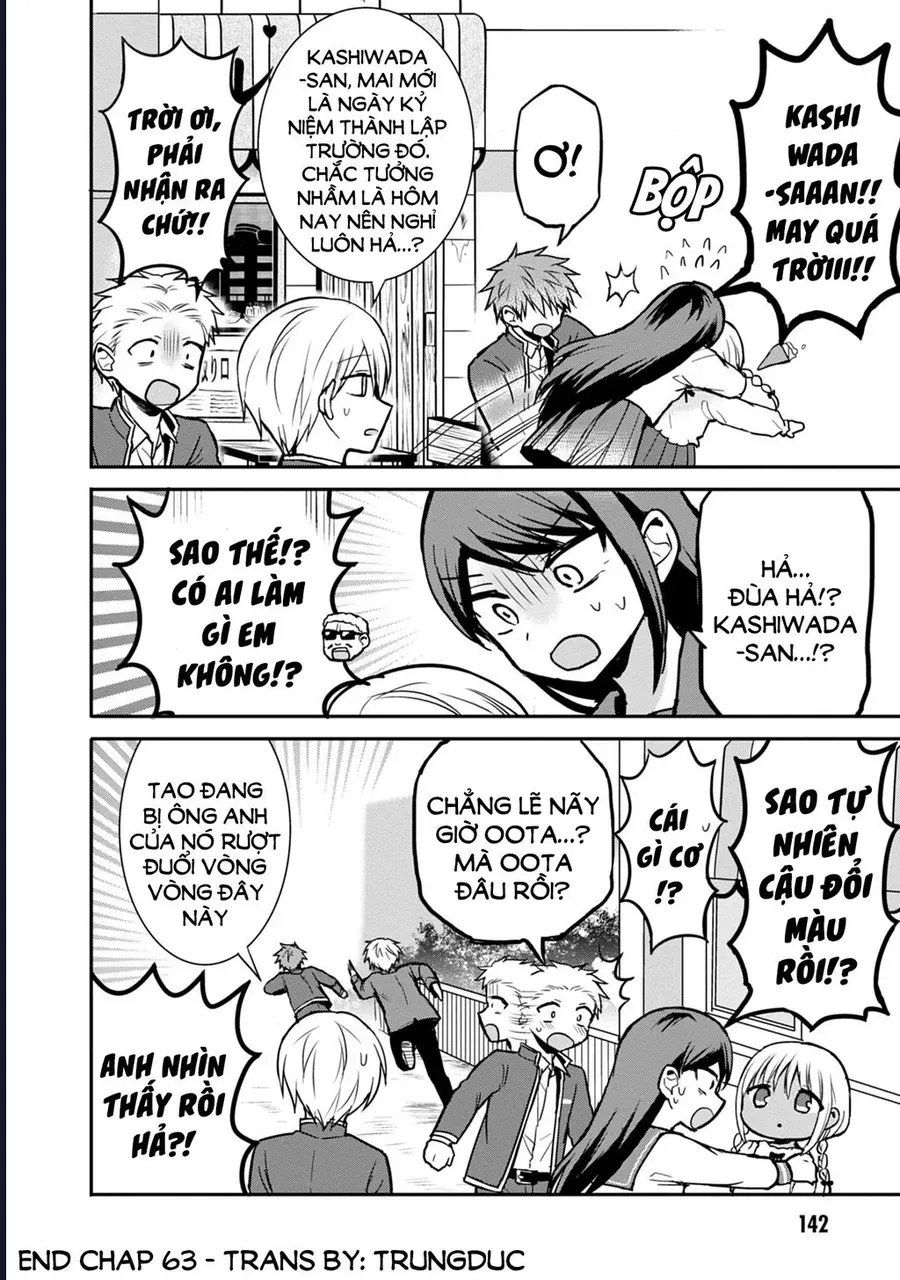 Kao Ni Denai Kashiwada-San To Kao Ni Deru Oota-Kun Chap 63 - Next Chap 64