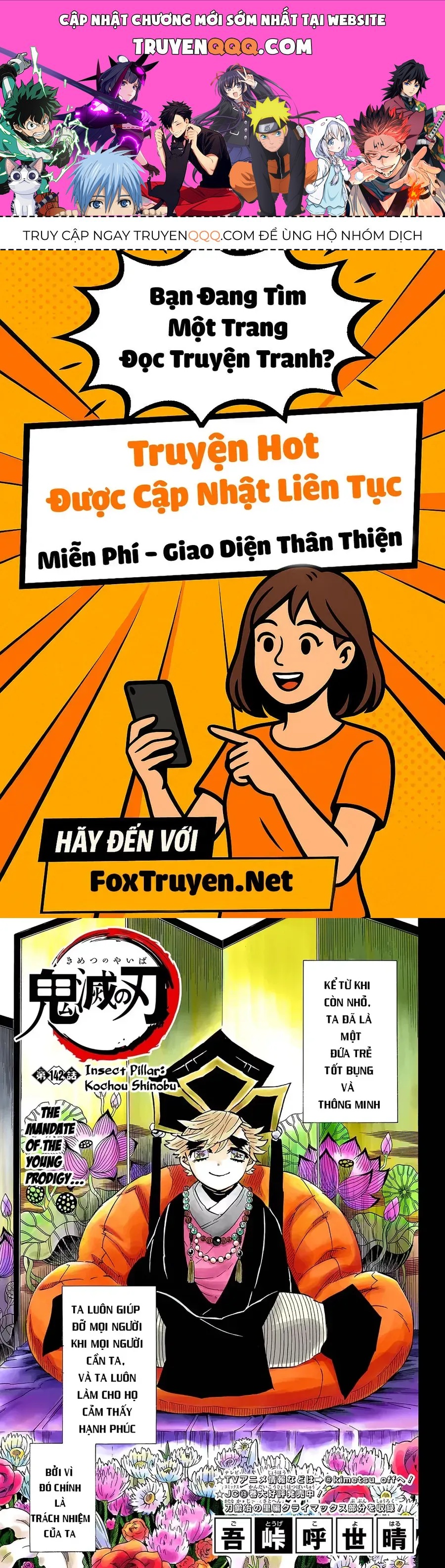 Thanh Gươm Diệt Quỷ (Truyện Màu) Chap 142 - Next Chap 143