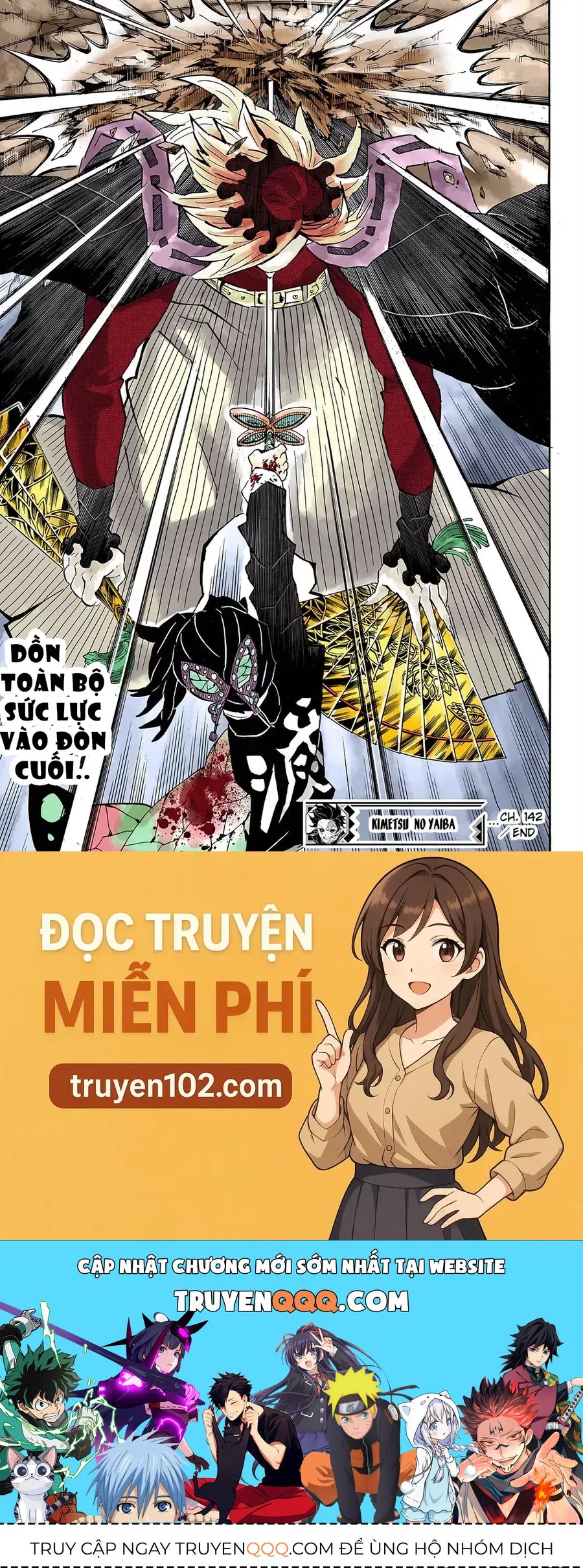 Thanh Gươm Diệt Quỷ (Truyện Màu) Chap 142 - Next Chap 143