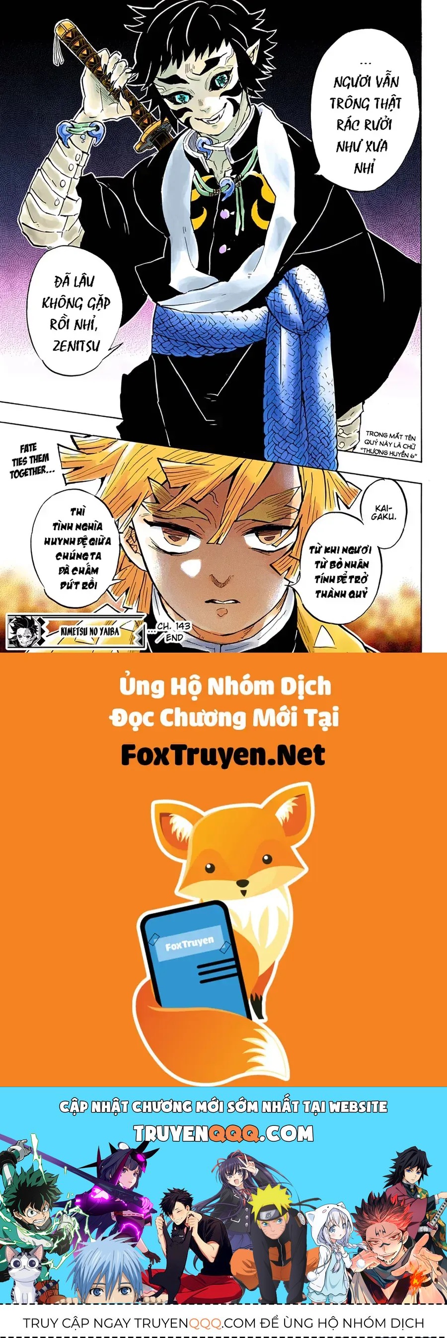 Thanh Gươm Diệt Quỷ (Truyện Màu) Chap 143 - Next Chap 144