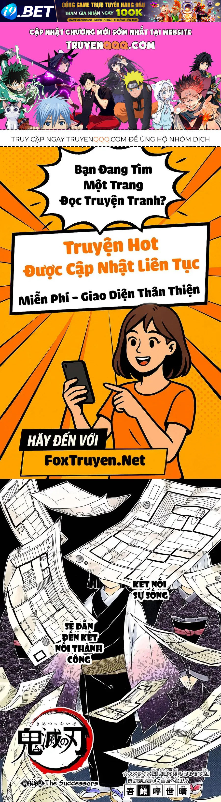 Thanh Gươm Diệt Quỷ (Truyện Màu) Chap 144 - Next Chap 145
