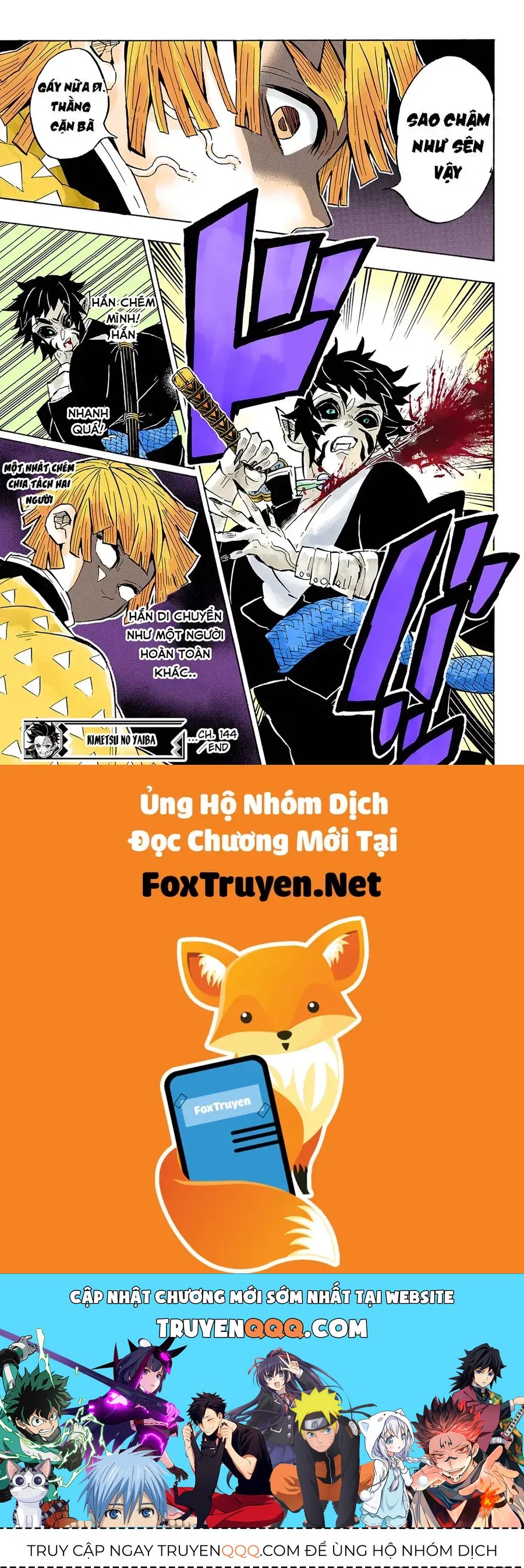 Thanh Gươm Diệt Quỷ (Truyện Màu) Chap 144 - Next Chap 145