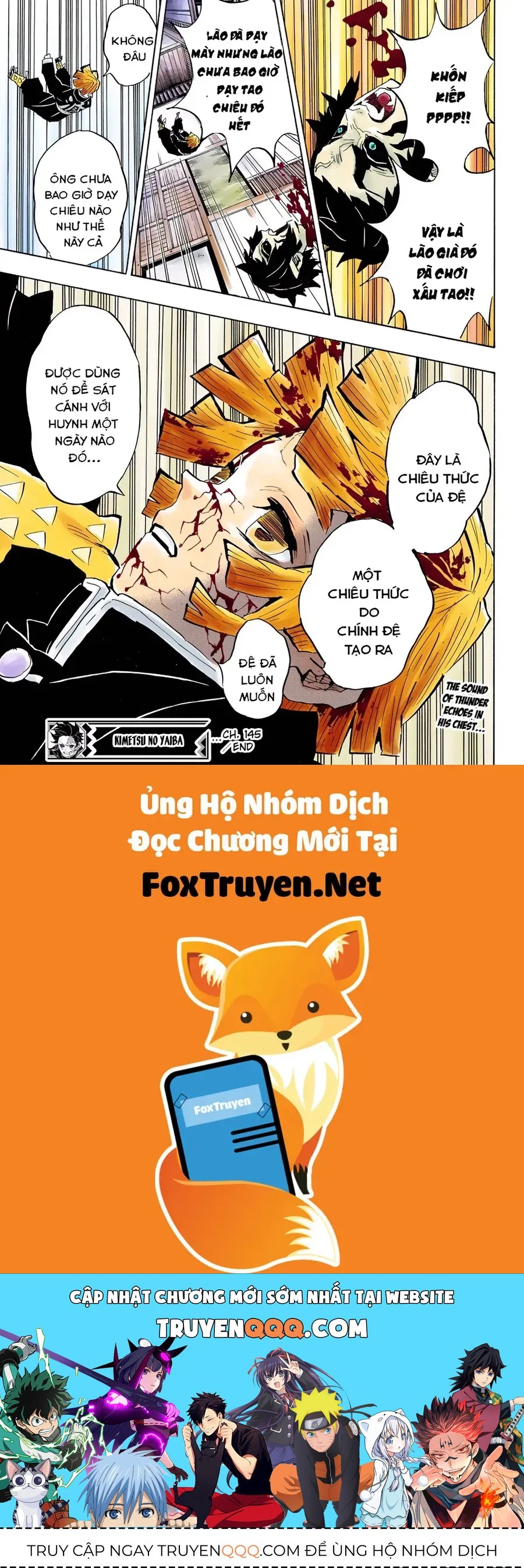 Thanh Gươm Diệt Quỷ (Truyện Màu) Chap 145 - Next Chap 146