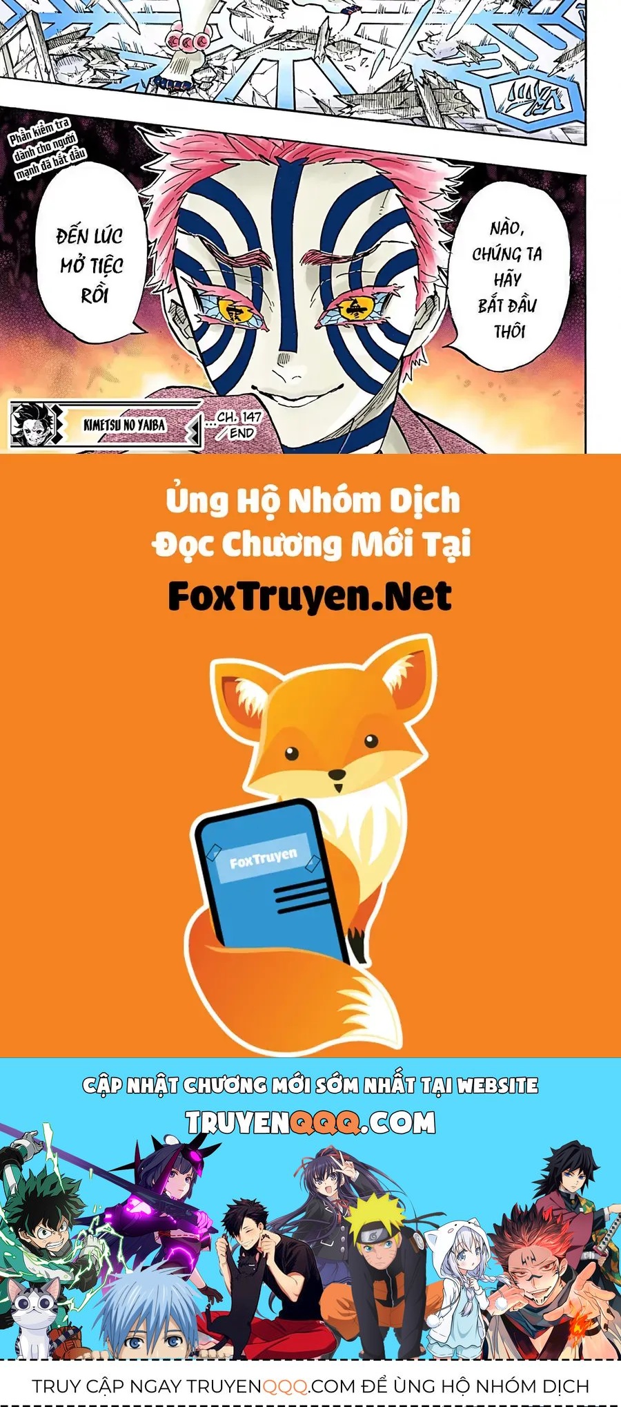 Thanh Gươm Diệt Quỷ (Truyện Màu) Chap 147 - Next Chap 148