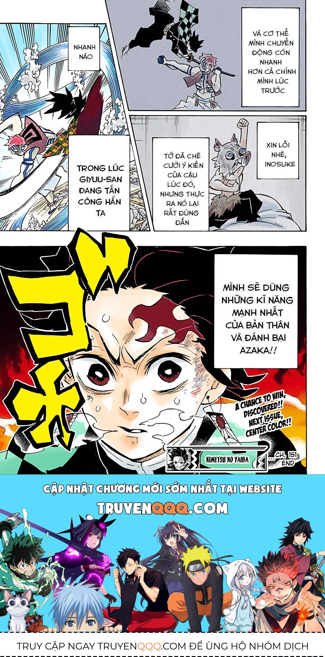 Thanh Gươm Diệt Quỷ (Truyện Màu) Chap 151 - Next Chap 152