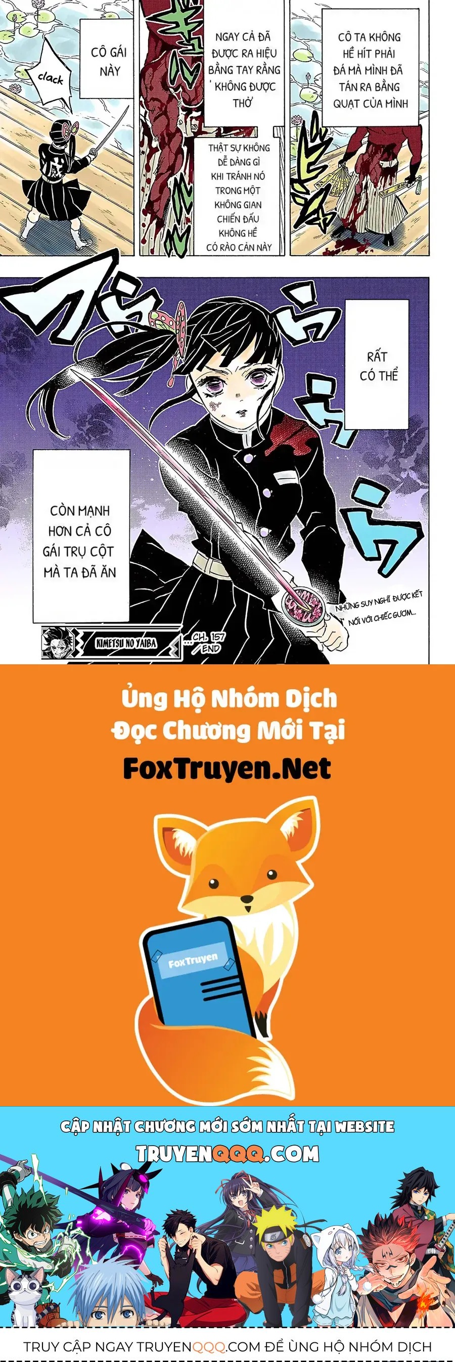 Thanh Gươm Diệt Quỷ (Truyện Màu) Chap 157 - Next Chap 158