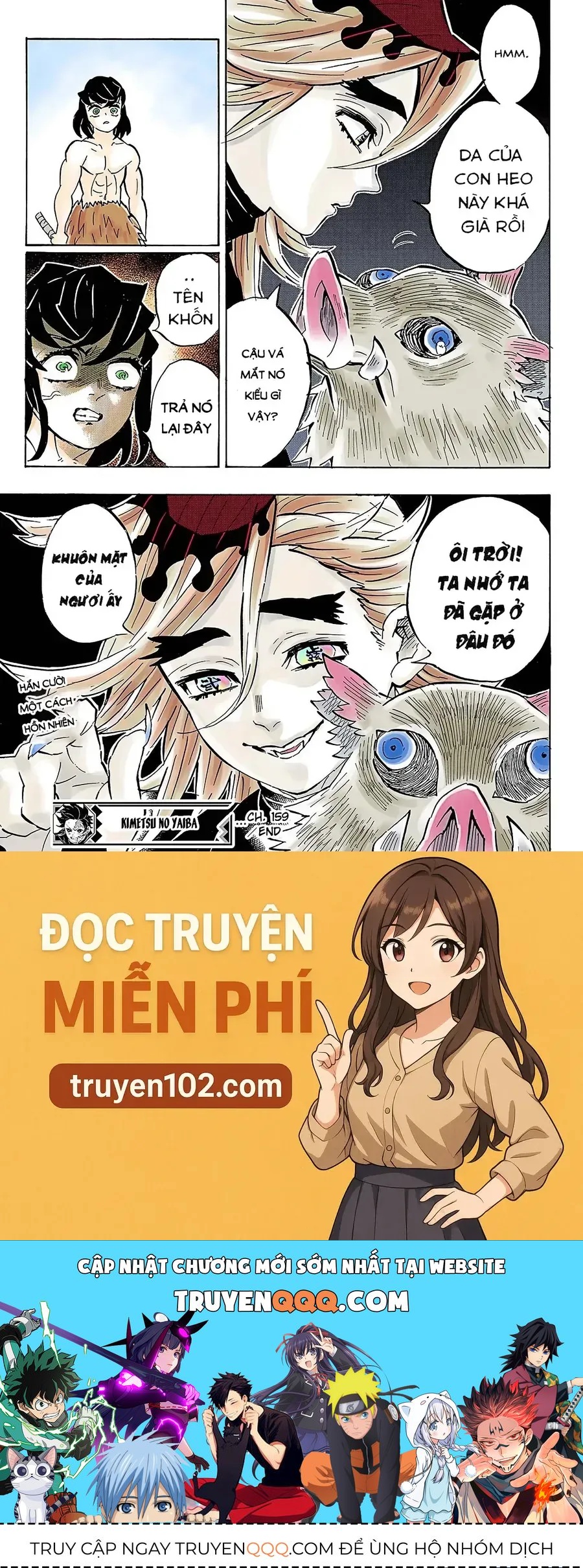 Thanh Gươm Diệt Quỷ (Truyện Màu) Chap 159 - Next Chap 160