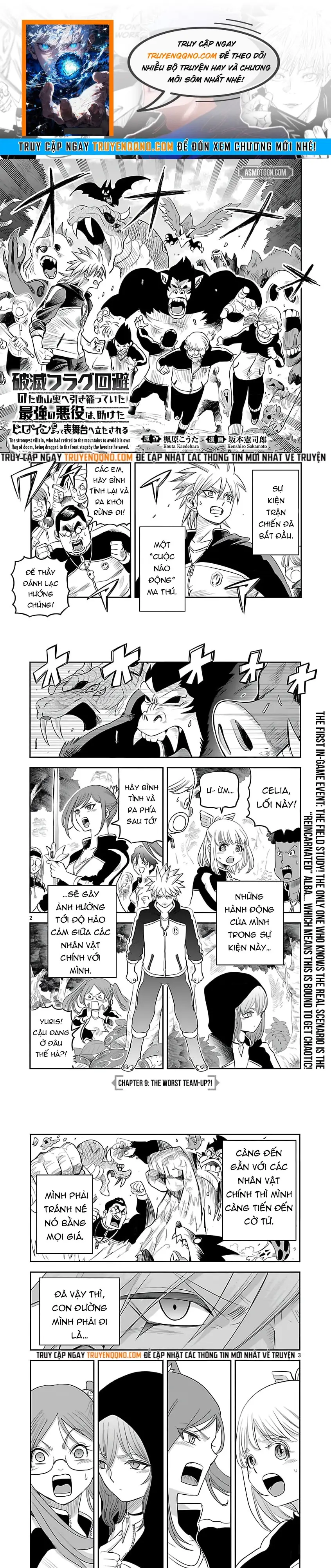 Hametsu Flag Kaihi No Tame Yamaoku E Hikikomotteita Saikyou No Akuyaku Wa, Tasuketa Heroine Ni Yotte Omotebutai E Tatasareru Chap 9 - Next Chap 10