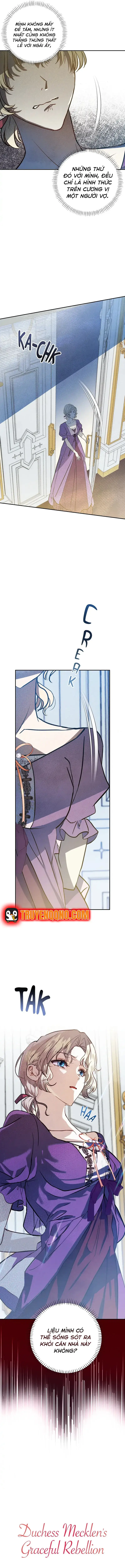 Cuộc Nổi Loạn Tao Nhã Của Nữ Công Tước Mecklen Chap 2 - Next Chap 3