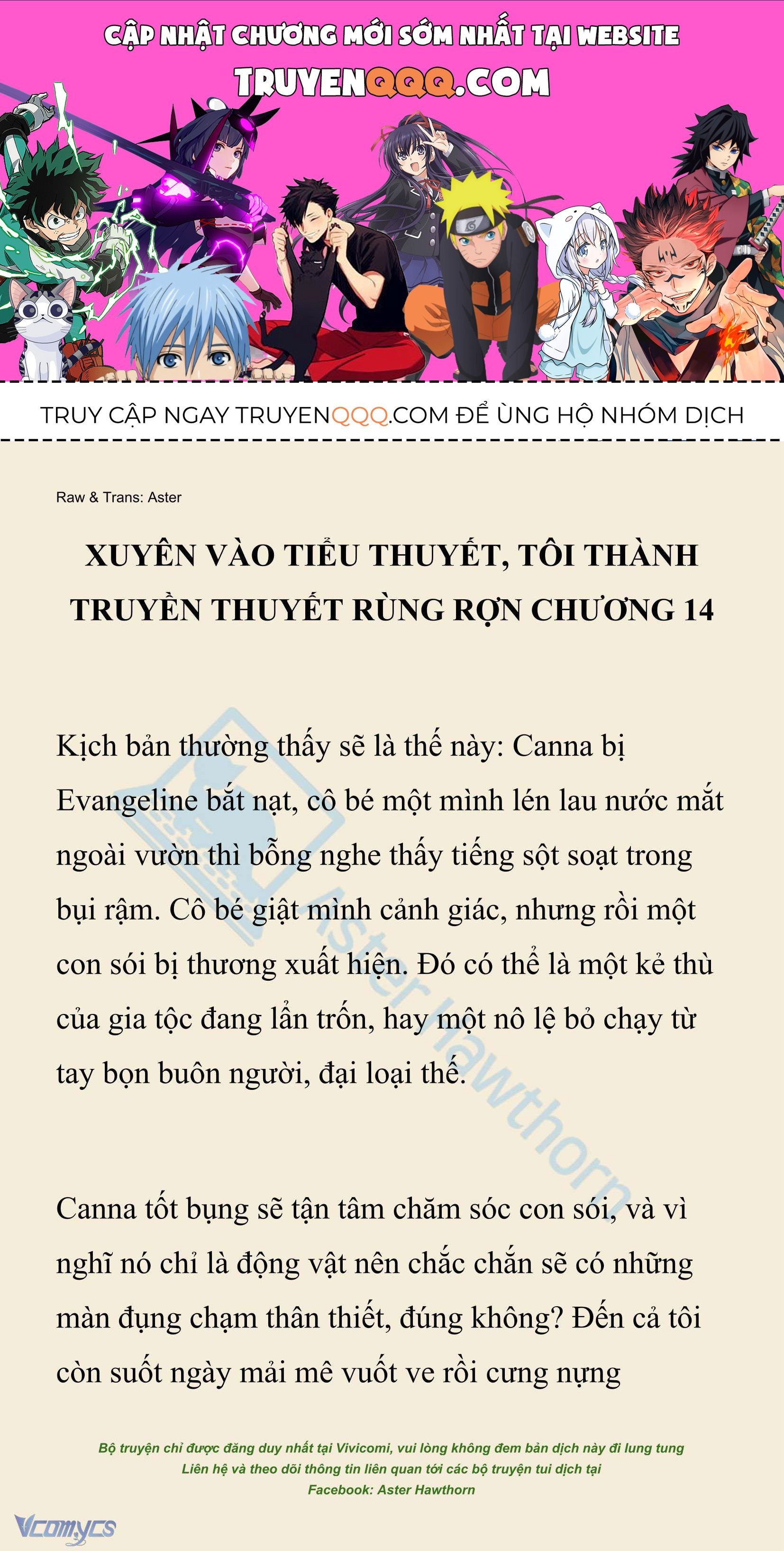 [Novel] Xuyên Vào Tiểu Thuyết, Tôi Thành Truyền Thuyết Rùng Rợn Chap 14 - Next Chap 15