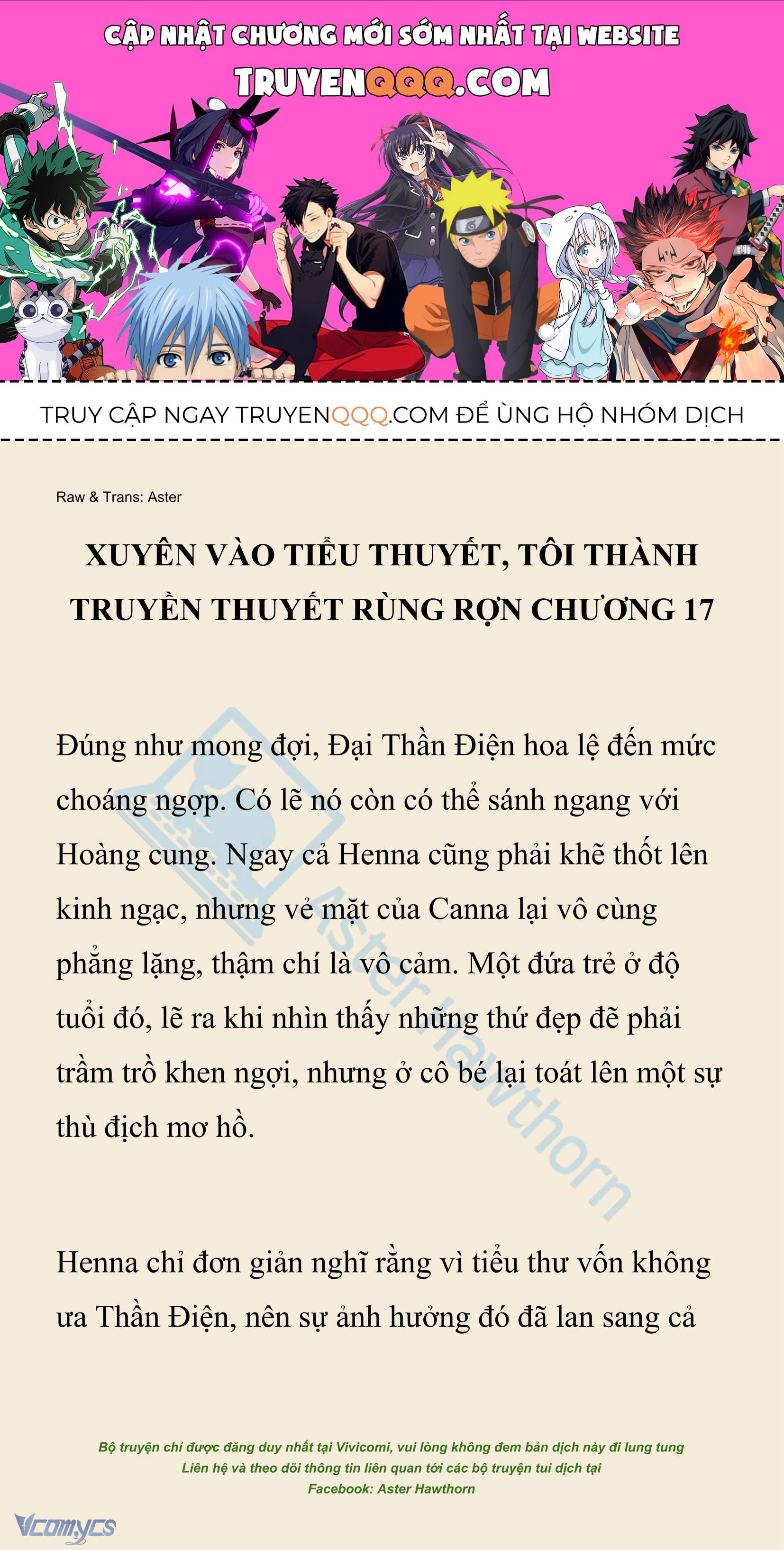 [Novel] Xuyên Vào Tiểu Thuyết, Tôi Thành Truyền Thuyết Rùng Rợn Chap 17 - Next Chap 18