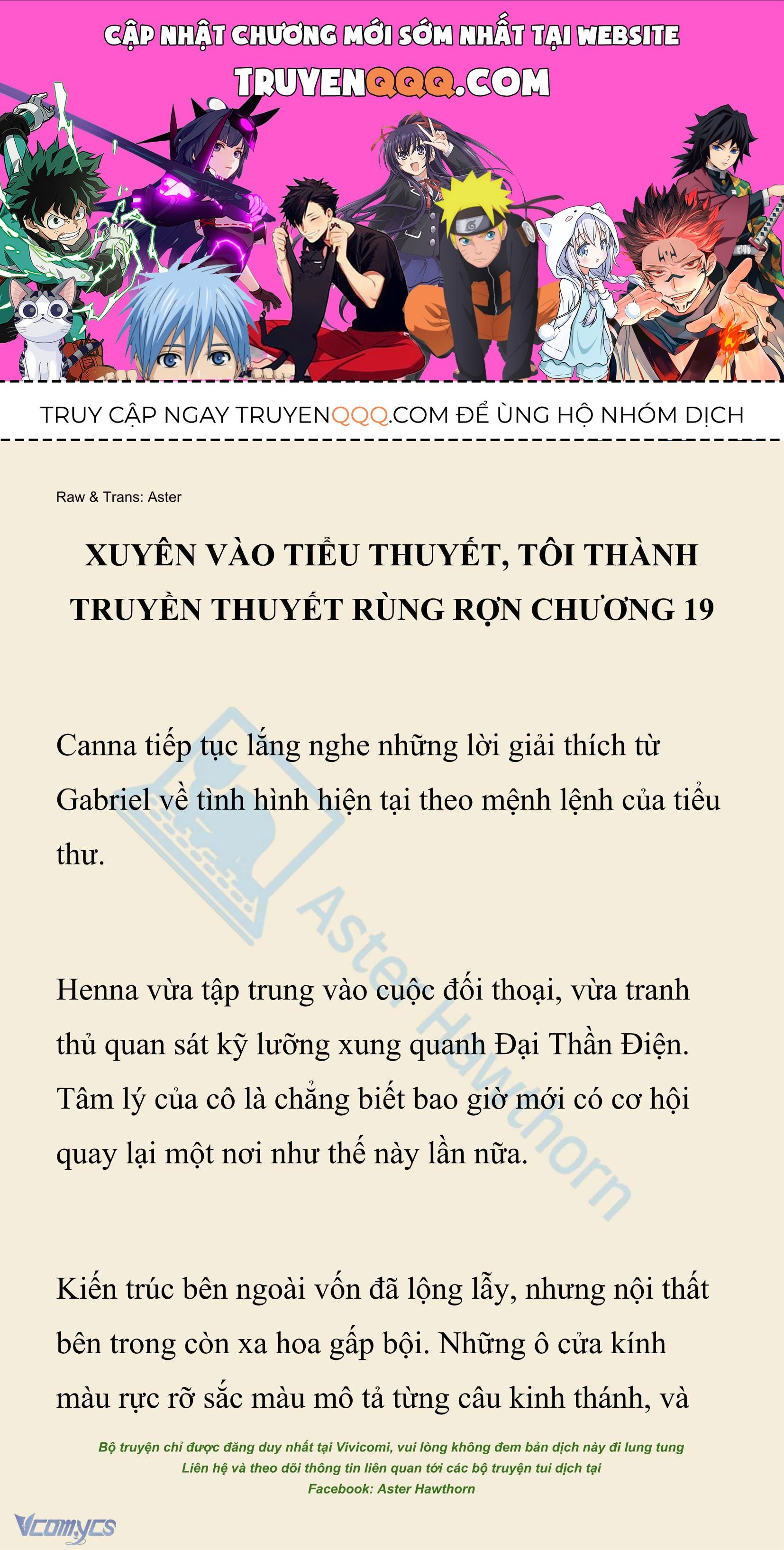 [Novel] Xuyên Vào Tiểu Thuyết, Tôi Thành Truyền Thuyết Rùng Rợn Chap 19 - Next Chap 20